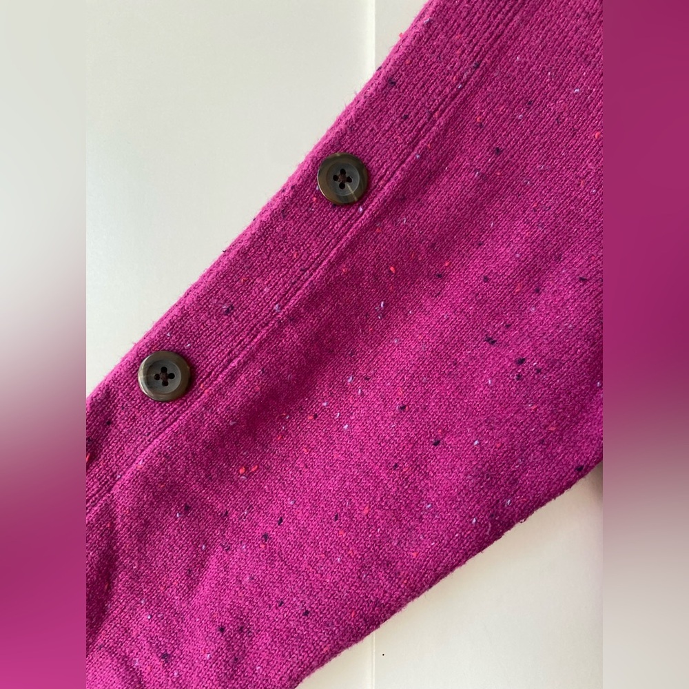 TALBOTS KITTY TWEED SWEATER DRESS BUTTON ACCENT WOMENS SIZE M $149 - Picture 9 of 11